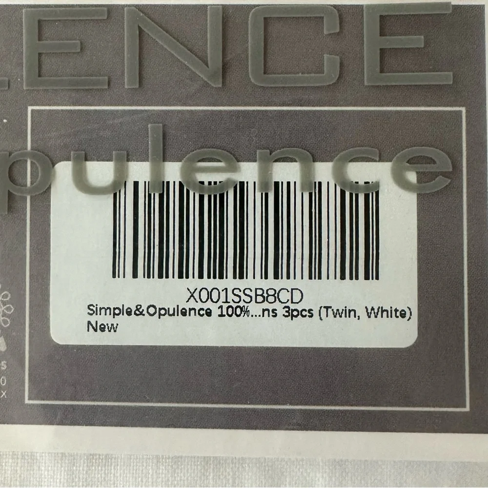 NWT Simple Opulence Twin Size 100% Linen Duvet Cover Set - Picture 9 of 16